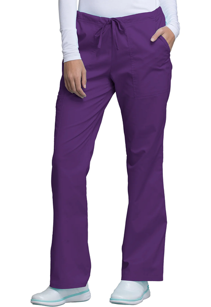 Pantalones quirúrgicos Cherokee Workwear Core Stretch Tall con cordón ajustable en liquidación