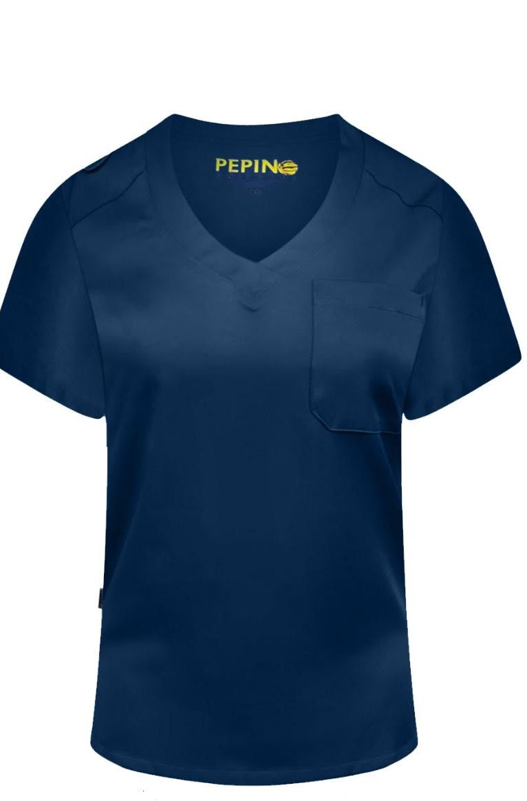 Pepino Uniforms 1-Pocket Tuck In Scrub Top