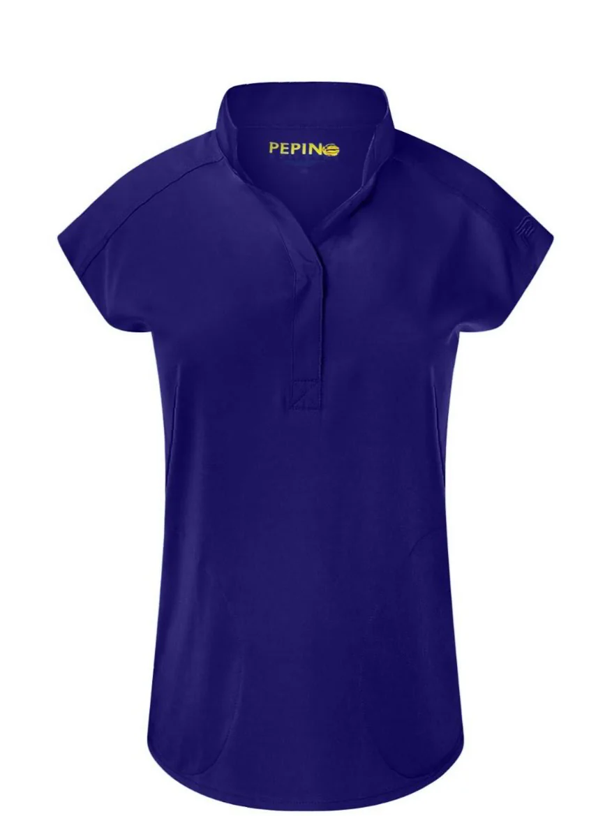 Pepino Uniforms Mandarin Collar Tuck In Top