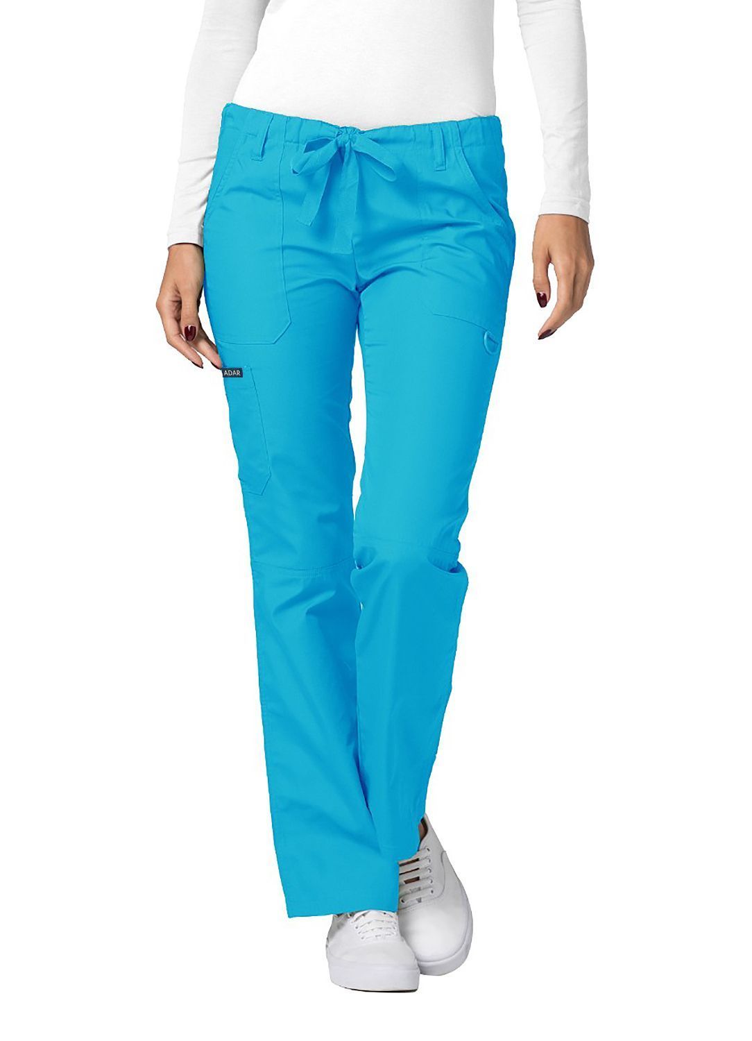 Pantalones unisex universales con cordón y rodillas divididas Adar