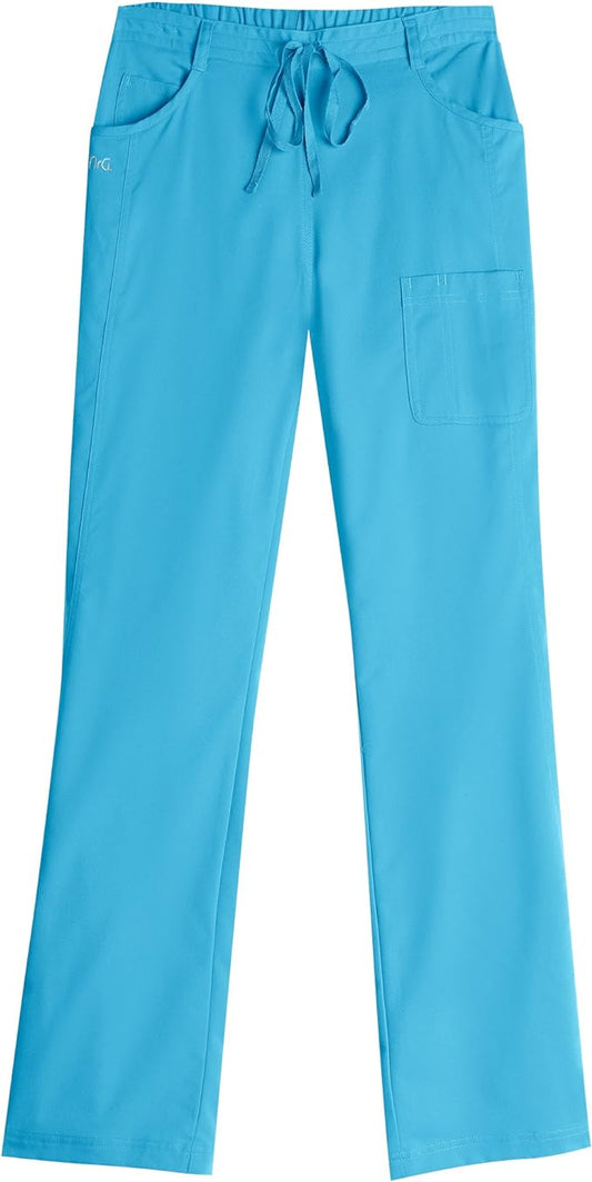 Pantalones de trabajo de pierna recta con cuatro bolsillos y ajuste juvenil de NRG