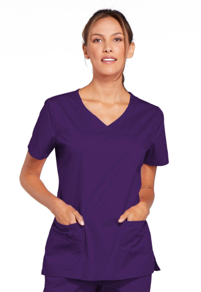 Cherokee Workwear Core Stretch V-Neck Scrub Top