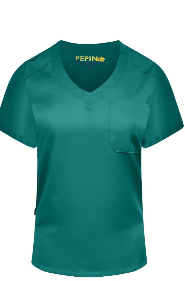 Pepino Uniforms 1-Pocket Tuck In Scrub Top