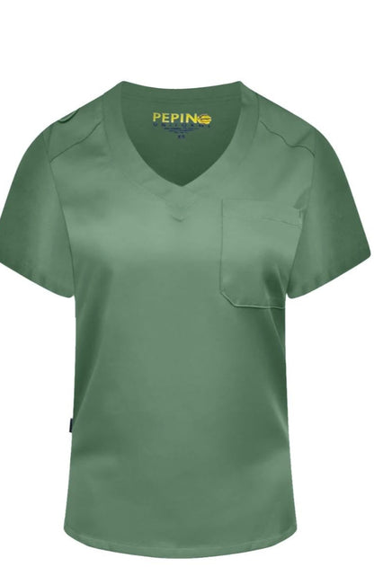 Pepino Uniforms 1-Pocket Tuck In Scrub Top