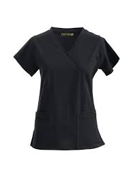 Pepino Uniforms Mock Neck Scrub Top